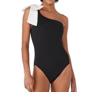 KATE SPADE NEW YORK Women's One-Shoulder Bow-Tie Swimsuit